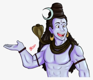 Shiva Drawing Lord Krishna - Lord Shiva Cartoon Character