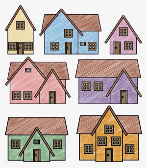 This Free Icons Png Design Of Scribble Houses
