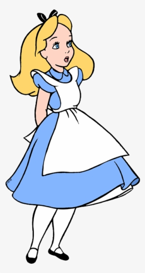 Alice In Wonderland Clipart Wonderland Surprised - Alice In Wonderland Surprised