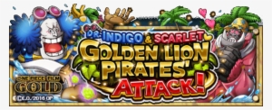 Golden Lion Pirates' Attack Banner - Golden Lion Pirates