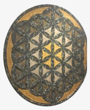 The Heart Chakra Flower Of Life - Silver