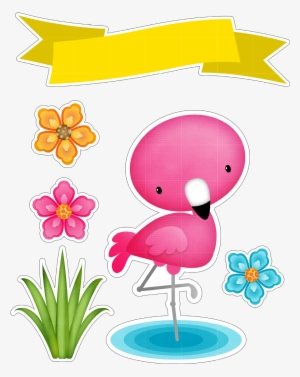 Flamingo Flamingo Party, Festa Flamingo, Luau Party, - Parabens Topo De Bolo Imprimir