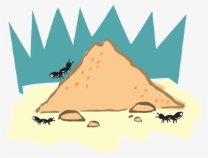 Home, Sand, Ant, Hill, Insect, Dirt - Insects And Their Homes