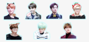 Bts Png Stickers - Bts Photo Sticker Set