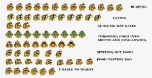 Bowser Sprites Png Freeuse Stock - Sprite Bowser