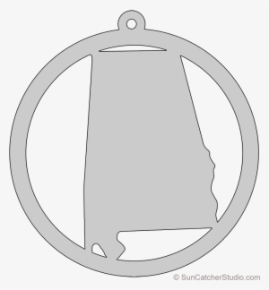Alabama Map Circle Free Scroll Saw Pattern Shape State - Pattern Alabama Map Circle Free Scroll Saw Pattern Shape State - Pattern