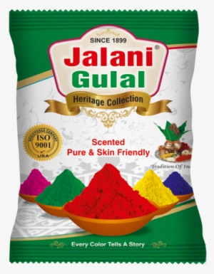 Green Colour Holi Gulal 100 Gram - Gulal