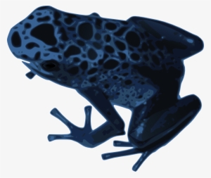 Free Vector Azureus Frog Clip Art - Poison Dart Frog Transparent Background