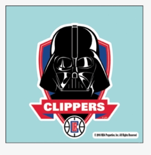 La Clippers Star Wars Darth Vader Perf Cut Decal - Usc Trojans Star Wars Darth Vader Perfect Cut Decal