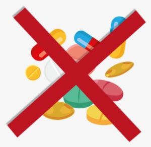 Scattered Drugs Red Cross - Prescription Drug