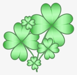 Psp Vector 4-leaf Clovers Four Leaf Clover Border Png - Four Leaf Clovers Transparent