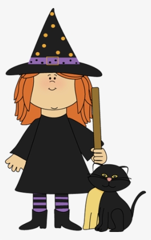 Graveyard Clipart Cute Halloween Cat - Witch Has An Itch