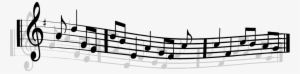 Music Staff Clip Art Free - Transparent Background Music Notes Png