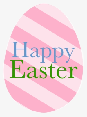 How To Set Use Happy Easter Pink Striped Egg Svg Vector