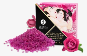 Moonlight Bath Salts In Rose Petals - Body Slide Exotic Fruits