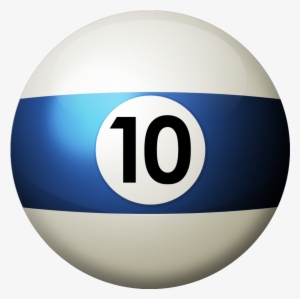 Billiard Ball Clipart Pool Tournament - 10 Ball Pool