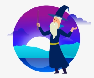 A Wand Wielding Wizard Looking Wonderful - Wand