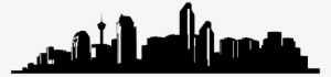 Oklahoma City Skyline Silhouette At Getdrawings - Calgary Skyline Silhouette Png