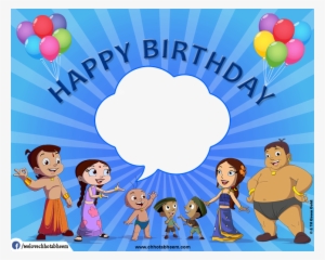 Chhota Bheem Photobooth - Happy Birthday Images Chota Bheem