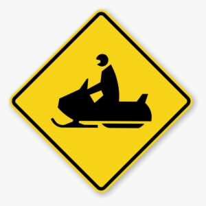 Zoom, Price, Buy - Snowmobile Sign