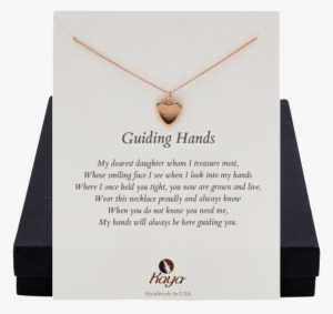 Mother's Gift To Daughter, Rose Gold Jewelry Necklace