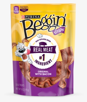 Strips Bacon Flavour Dog Treats - Beggin' Strips
