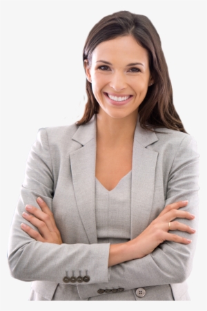 Smiling Business Woman Png - Corporate Woman Smiling Png