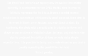 Team Open Meals Japan Patent Pending - Parallel