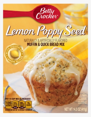 Betty Crocker Lemon Poppy Seed Muffin And Quick Bread