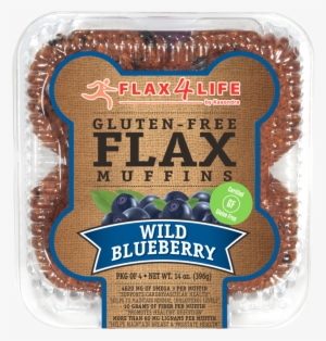 Wild Blueberry Muffins - Flax4life Muffins, Flax, Wild Blueberry By Flax4life