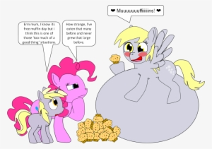 Derpy Ate Too Many Muffins - Muffin