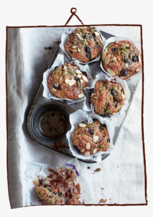 Blueberry And Almond Breakfast Muffins - Muffin