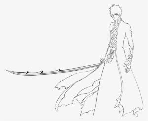 Ichigo New Bankai By Bleach - Bleach Drawings Ichigo Bankai