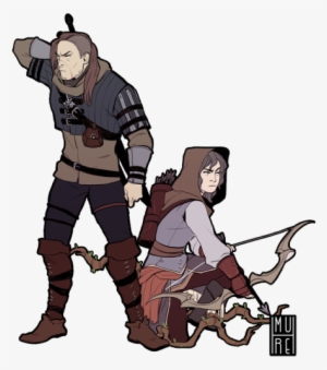 The Witcher Clipart Png - Drawing