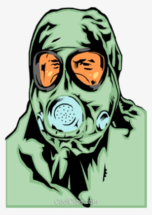 Gas Mask Royalty Free Vector Clip Art Illustration - Illustration