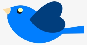 Blue Heart Bird Svg Clip Arts 600 X 314 Px