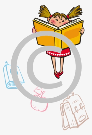 Girl Reading Book - Will In Die Schule Gehen Lied