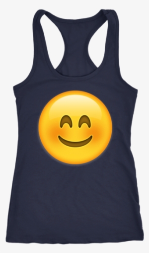 Blush Emoji Tank Top - Shirt