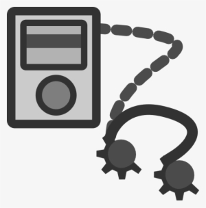 Mp3 Player With Headphones - Mp3 Clip Art