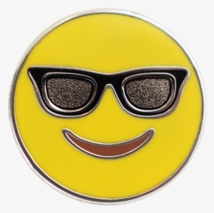 Sunglasses Emoji Pin - Пнг Эмоджи Крутой