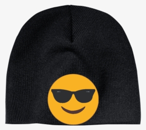 Sunglasses Emoji Cp91 100% Acrylic Beanie - Emoji