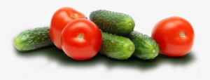Cucumbers Nd Tomatoes - Cucumber And Tomato Png