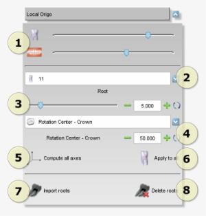 Maestro3d - Dental - Studio - Segmentation - Local - Technique De Roth Pour Déterminer L Axe D Insertion