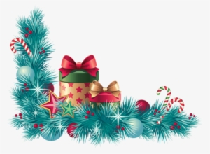 ╰⊰✿gs✿⊱╮ Page Dividers, Christmas Clipart, Corner, - Coin De Page Noel