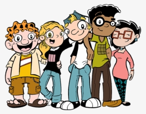 Pinterest - Cartoon High School Friends