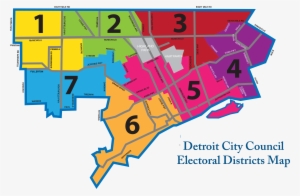 Detroit Council District Map - Detroit District Map