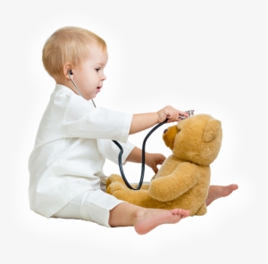 Lozier's Pediatric Profile - Baby Playing Doctor
