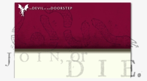 The Devil At Our Doorstep - Calligraphy