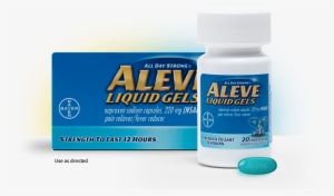 Pain Relief With Aleve Liquid Gels - Aleve Muscle And Back