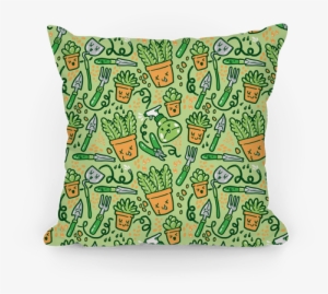 Kawaii Plants And Gardening Tools Pillow - Cushion Kawaii Plants And Gardening Tools Pillow - Cushion